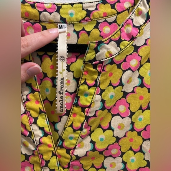 UNCLE FRANK FLOWER POP DRESS | Women’s size M/L - Picture 4 of 8